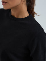 Seamless Basic Classic T-shirt | Uld Cashmere T-shirt Sort