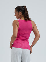 Seamless Basic Cotton Bella | Bomuld Tanktop Berry Pink