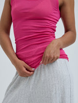 Seamless Basic Cotton Bella | Bomuld Tanktop Berry Pink