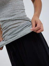 Seamless Basic Cotton Bella | Bomuld Tanktop Gråmelange