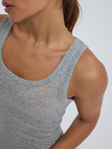 Seamless Basic Cotton Bella | Bomuld Tanktop Gråmelange