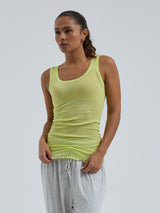 Seamless Basic Cotton Bella | Bomuld Tanktop Neon Yellow