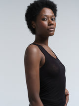 Seamless Basic Cotton Bella | Bomuld Tanktop Sort