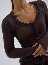 Seamless Basic Cotton Cardy | Bomuld Cardigan Java