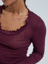 Seamless Basic Cotton Romance | Bomuld L/S T-Shirt Vineyard