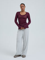 Seamless Basic Cotton Romance | Bomuld L/S T-Shirt Vineyard