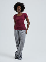 Seamless Basic Cotton Roseanna | Bomuld T-shirt Burgundy