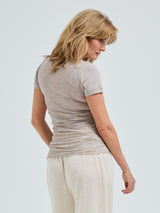 Seamless Basic Cotton Roseanna | Bomuld T-shirt Desert Melange