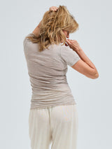 Seamless Basic Cotton Roseanna | Bomuld T-shirt Desert Melange