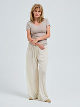 Seamless Basic Cotton Roseanna | Bomuld T-shirt Desert Melange