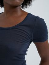 Seamless Basic Cotton Roseanna | Bomuld T-shirt Midnight