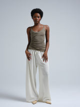 Seamless Basic Cotton Spaghetti | Bomuld Stroptop Tea Leaf