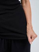 Seamless Basic Crush | Økologisk bomuld Tanktop Sort