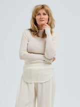 Seamless Basic Elegante | Merinould L/S T-Shirt Off-white