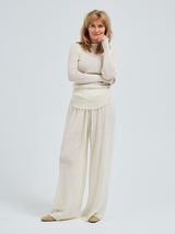 Seamless Basic Elegante | Merinould L/S T-Shirt Off-white
