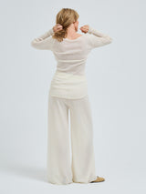 Seamless Basic Elegante | Merinould L/S T-Shirt Off-white