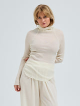 Seamless Basic Fiori | Merinould L/S T-Shirt Off-white