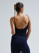 Seamless Basic Fresco | Merinould Stroptop Navy