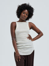 Seamless Basic Fresco | Merinould Stroptop Off-white