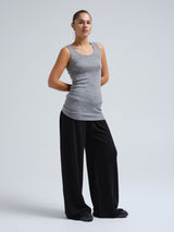 Seamless Basic Woolen Isa | Merinould Tanktop Gråmelange