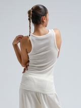 Seamless Basic Woolen Isa | Merinould Tanktop Off-white