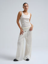 Seamless Basic Woolen Isa | Merinould Tanktop Off-white