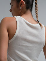 Seamless Basic Woolen Isa | Merinould Tanktop Off-white