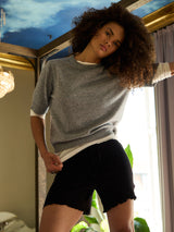 Seamless Basic Jacquard Shorts | Bomuld Shorts Sort