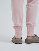 Seamless Basic Knitted leggings | Uld Cashmere T-shirt Powder Pink