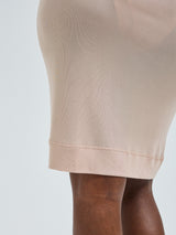 Seamless Basic Lace Silk Slip | Mulberry silke Underkjole Rosie Beige w. Rosie Beige