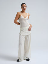 Seamless Basic Piccola | Merinould Stroptop Off-white