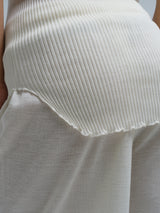 Seamless Basic Piccola | Merinould Stroptop Off-white