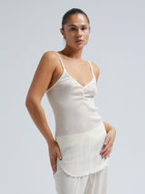 Seamless Basic Piccola | Merinould Stroptop Off-white