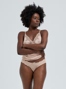 Sheer Pantie | Silke 2-pack - Rosa Beige