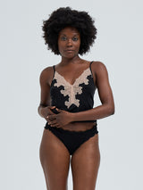 Seamless Basic Sheer Pantie | Silke 2-pack Trusser Sort