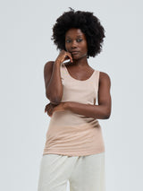 Seamless Basic Sheer Tank | Silke Tanktop Rosa Beige