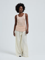 Seamless Basic Sheer Tank | Silke Tanktop Rosa Beige