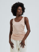 Sheer Tank | Silke - Rosa Beige