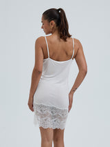 Seamless Basic Silk Slip Romance | Mulberry Silke Underkjole Off-white
