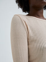Seamless Basic Silky Alma | Silke L/S T-Shirt Rosa Beige