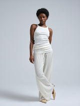 Seamless Basic Silky Daze | Silke Stroptop Off-white
