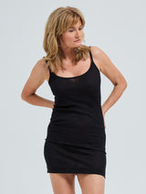 Seamless Basic Silky Elena | Silke Underkjole Sort