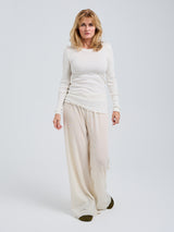 Seamless Basic Silky Fiore | Silke Bluse Off-white