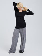 Seamless Basic Silky Fiore | Silke Bluse Sort