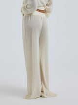 Seamless Basic Woolen Barbera | Merinould Bukser Off-white