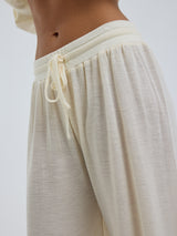 Seamless Basic Woolen Barbera | Merinould Bukser Off-white