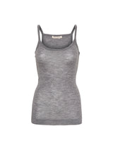 Seamless Basic Woolen Viola | Merinould Stroptop Gråmelange