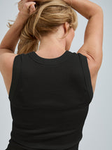 Seamless Basic Wooly Tank | Uld Silke Tanktop Sort