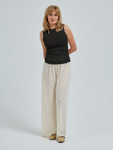 Seamless Basic Wooly Tank | Uld Silke Tanktop Sort