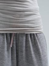 Seamless Basic Cotton Lacey | Bomuld Tanktop Grå